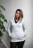 2-in-1 Fleece Baby Carrying Hoodie