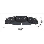Open Road Chrome Stud Curved PVC Windshield Bag