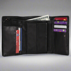 MET Women's Square Tab Leather Wallet