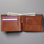 BOL Bi Fold Wallet Black/Brown