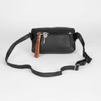 Greenwood Leather Belt Bag. Premium Top-Grain Leather Waist Pack & Crossbody Sling