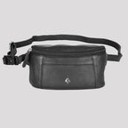 Greenwood Leather Belt Bag. Premium Top-Grain Leather Waist Pack & Crossbody Sling