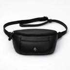 Greenwood Leather Belt Bag. Premium Top-Grain Leather Waist Pack & Crossbody Sling