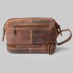 Greenwood Leather Travel Toiletry Bag