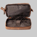 Greenwood Leather Travel Toiletry Bag