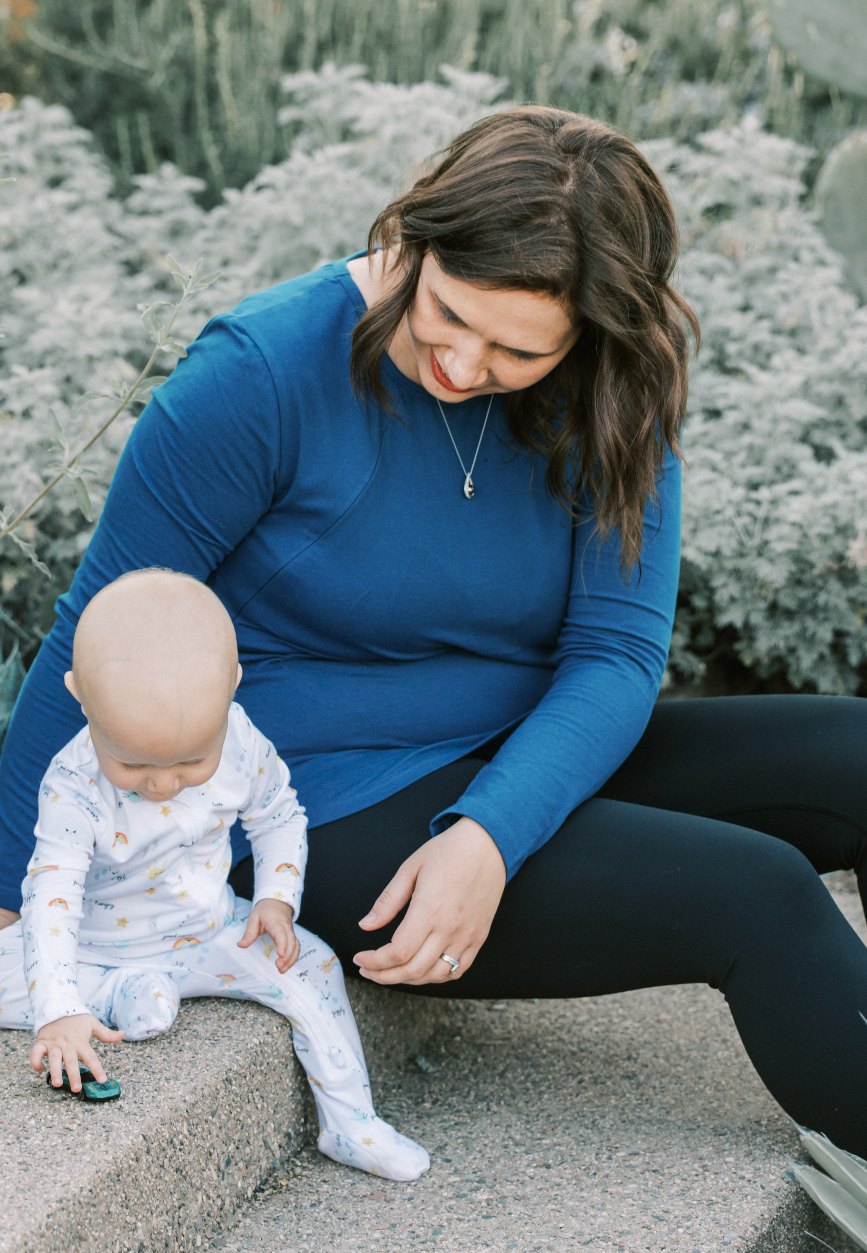 Zoe Zipper Long Sleeve Nursing Top