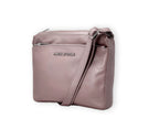Sac à bandoulière "Crossbody" rose platine | Gisèle petit