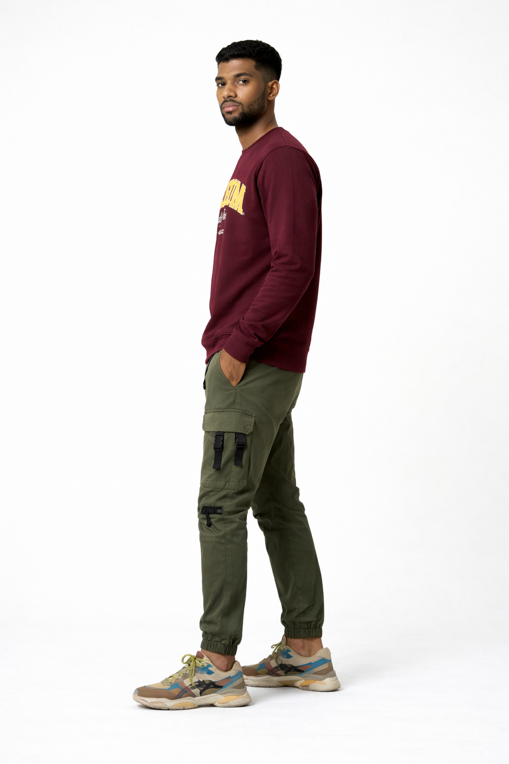 Freedom Varsity Crewneck - Burgundy