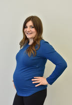 Zoe Zipper Long Sleeve Nursing Top