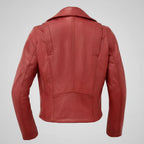 Women’s Lightweight Leather Fashion Jacket | Soft Naked Cowhide Casual Moto Style