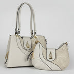 Temptation Italy Faux Leather Small Shoulder Bag with Dragonfly and Flowers