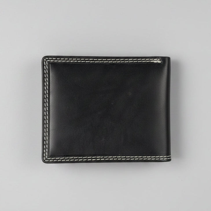 Men’s Cow Leather Eagle Embossed Bifold Wallet
