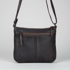 MET V Stitch Crossbody Leather Bag