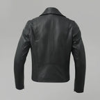Women’s Lightweight Leather Fashion Jacket | Soft Naked Cowhide Casual Moto Style