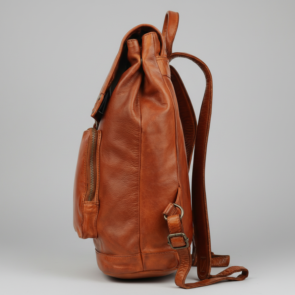 MET Premium Leather Backpack. Urban Rucksack