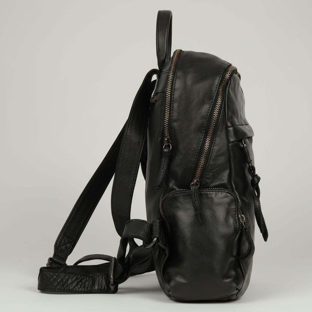 MET Premium Leather Backpack. Urban Rucksack