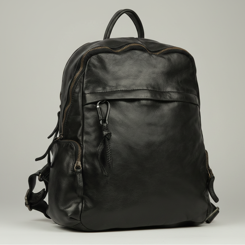 MET Premium Leather Backpack. Urban Rucksack