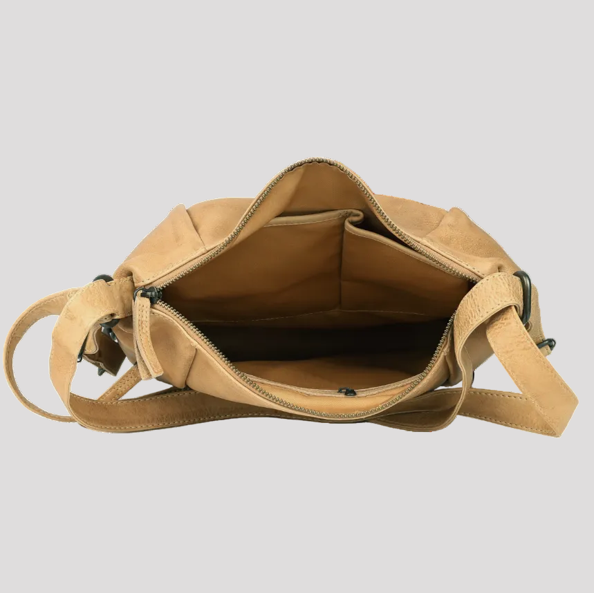 MET Premium Leather Shoulder Bag. Convertible Bag Transformer