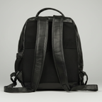 MET Premium Leather Backpack. Dual-Compartment Urban Commuter Pack
