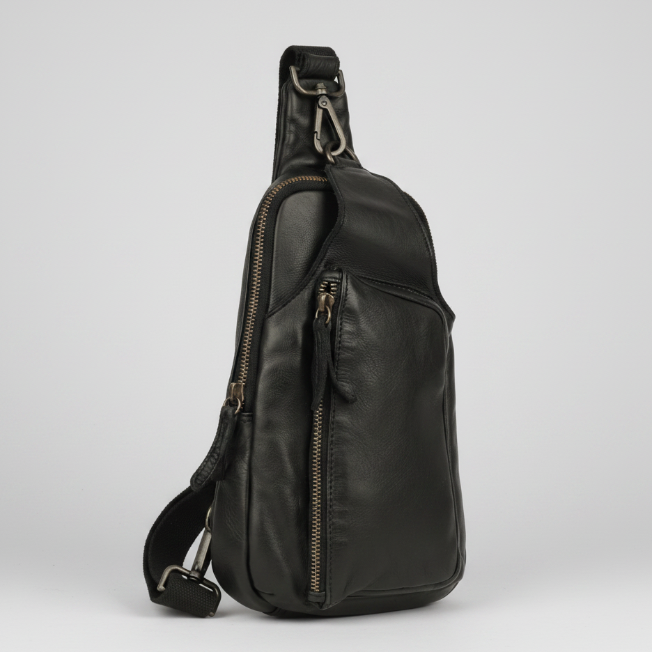MET Off The Shoulder Leather Chest Bag Backpack