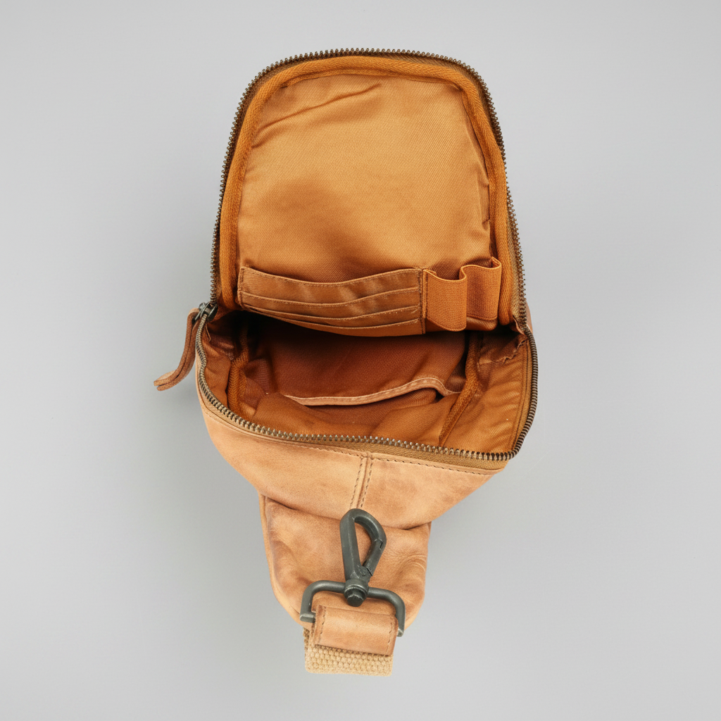 MET Off The Shoulder Leather Chest Bag Backpack