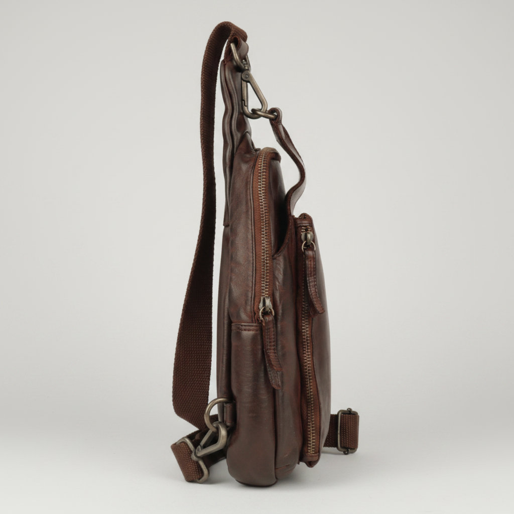 MET Off The Shoulder Leather Chest Bag Backpack