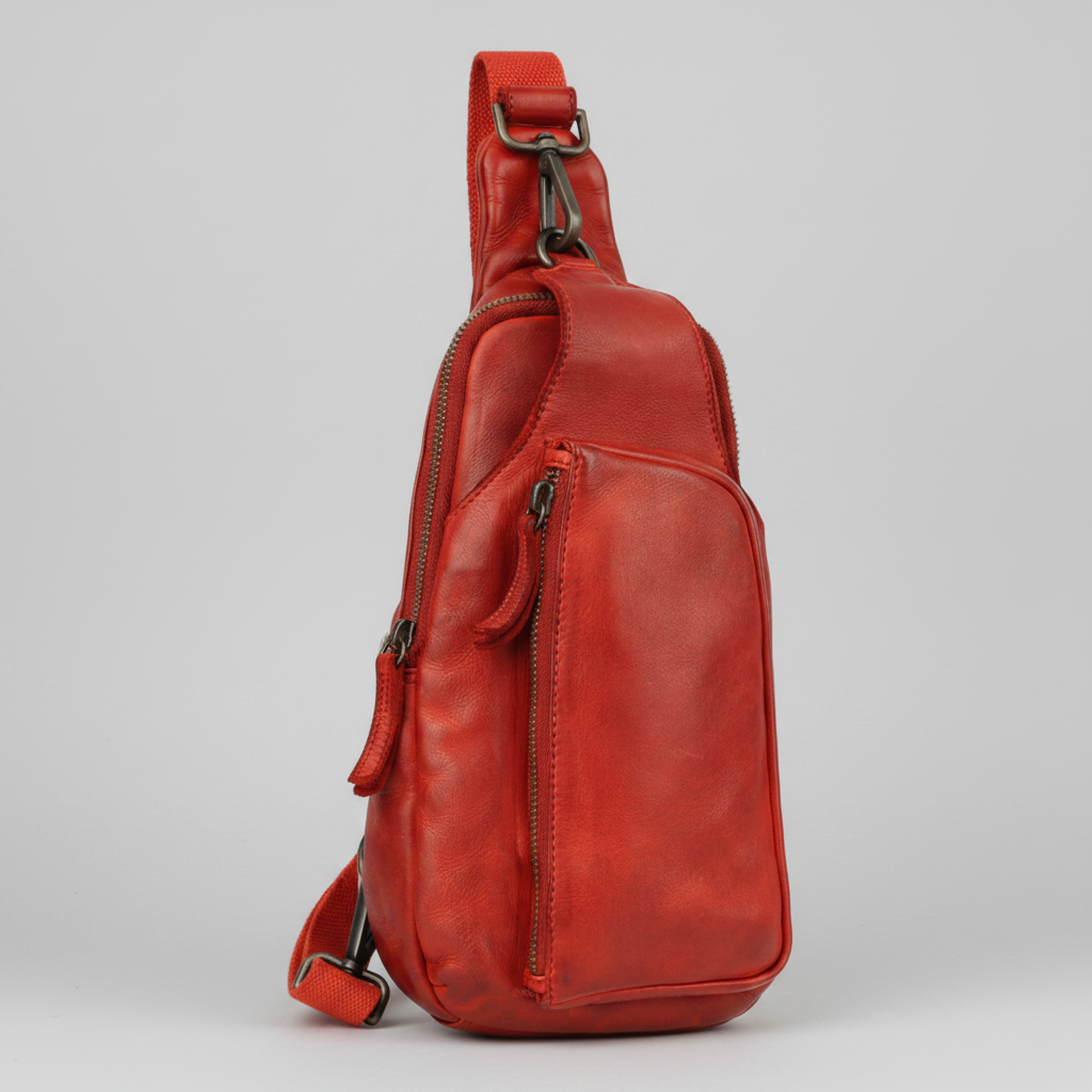 MET Off The Shoulder Leather Chest Bag Backpack