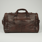 MET Premium Leather Small Duffle Bag. Urban Weekend Carry-On