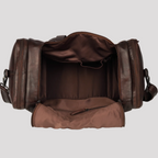 MET Premium Leather Small Duffle Bag. Urban Weekend Carry-On