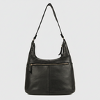 MET Premium Leather Shoulder Bag. Everyday Urban Hobo