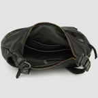 MET Premium Leather Shoulder Bag. Everyday Urban Hobo