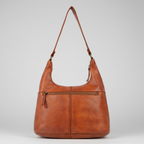 MET Premium Leather Shoulder Bag. Everyday Urban Hobo