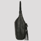 MET Premium Leather Shoulder Bag. Slouchy Urban Hobo