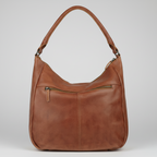 MET Premium Leather Shoulder Bag. Slouchy Urban Hobo