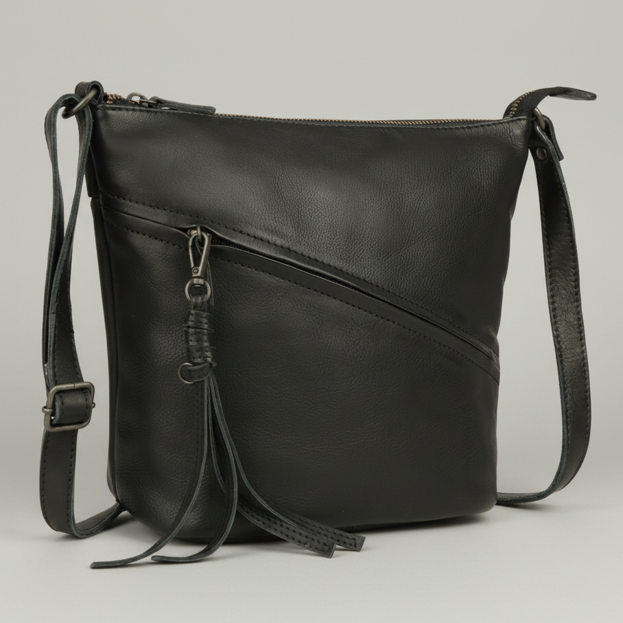 MET Premium Leather Crossbody Bag. Sleek Urban Organiser
