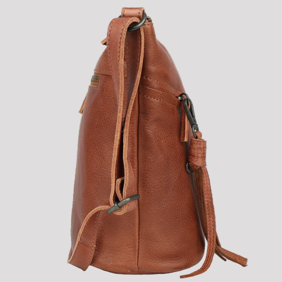 MET Premium Leather Crossbody Bag. Sleek Urban Organiser