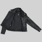 Women’s Lightweight Leather Fashion Jacket | Soft Naked Cowhide Casual Moto Style