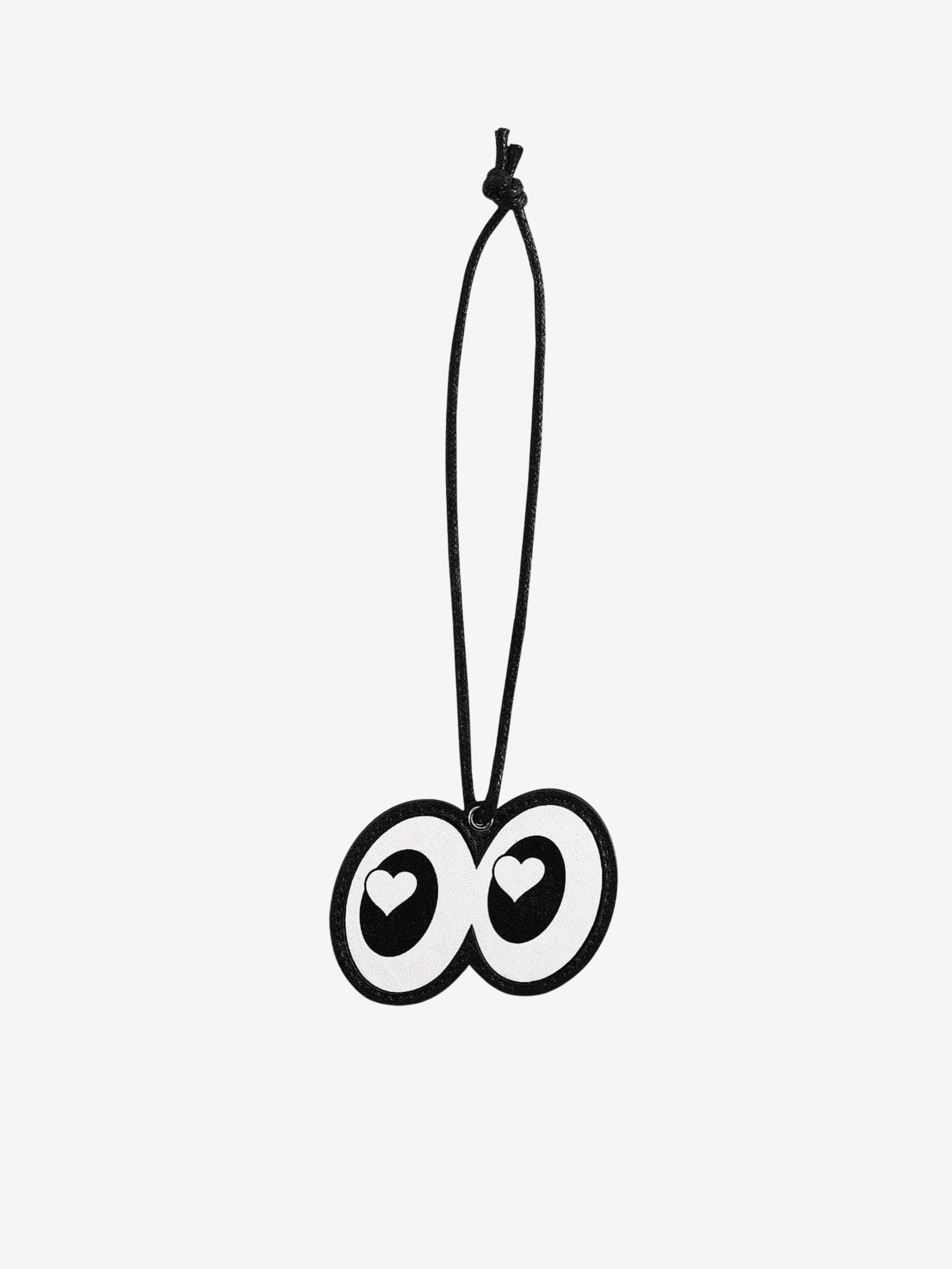 Aeriselle | Wide-Eyed Leather Bag Charm – Playful, Bold & Eye-Catching