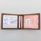 Men’s Genuine Leather Bifold Wallet. High Capacity 12 Card Slot Organizer