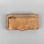 MET Women's Snap Tab Leather Wallet