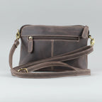 Hunter Leather Front Pocket Crossbody Bag