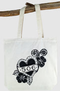 506 Heart Tattoo Tote Bag