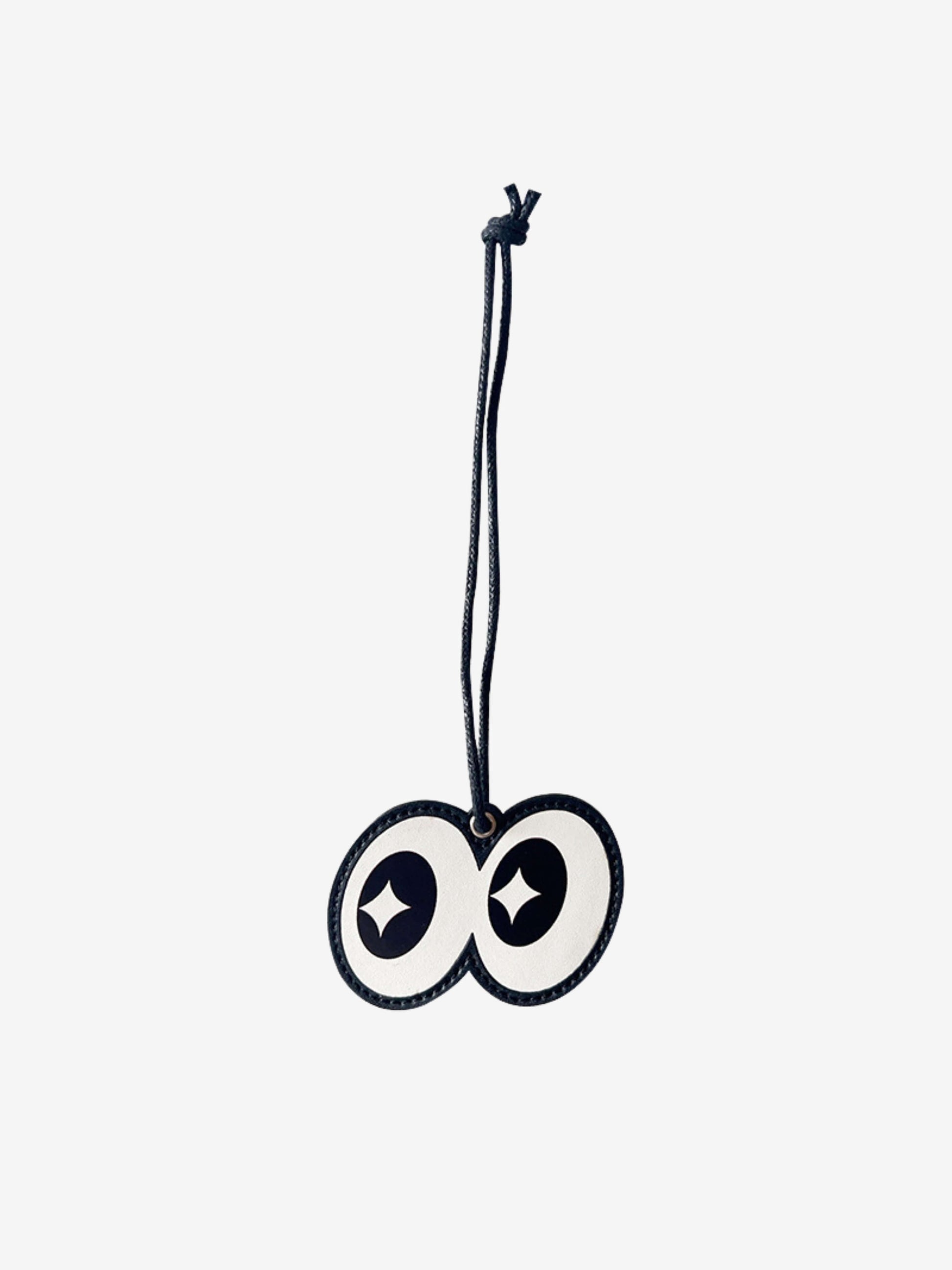 Aeriselle | Wide-Eyed Leather Bag Charm – Playful, Bold & Eye-Catching