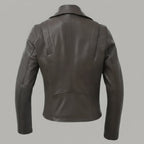 Women’s Lightweight Leather Fashion Jacket | Soft Naked Cowhide Casual Moto Style