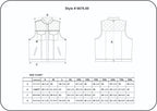Open Road Men's Denim & Leather Club Vest