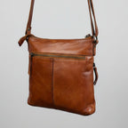 MET Women’s Genuine Leather Crossbody Bag. High-Quality Flower Embossed Floral Purse