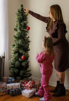 Chocolate Brown Ruffle Maternity Dress
