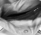 Sac à main en cuir véritable transformable perlé | Josée