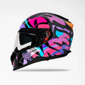 Voss 989 Moto-V TopRockr Full Face Gloss Motorcycle Helmet