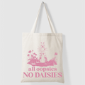 All Oopsies, No Daisies Bunny Tote Bag